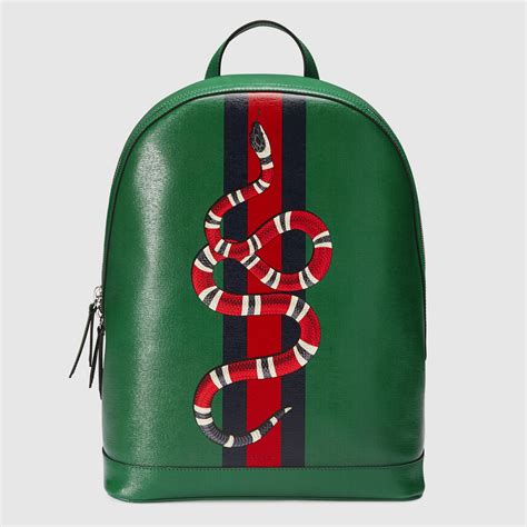 gucci backpack snake fake|gucci blue backpack.